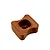 RC Maker 3D printed brown ball cup tool shown isolated against a plain white background.