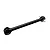 RC Maker aluminium rear driveshaft in black featuring metal universal joint pins against a plain white studio background.