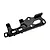 RC Maker black anodized aluminum motor mount shown against a clean white studio background.