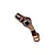 RC Maker bronze anodized alloy long rocker arm with installed bearing on a plain white background.