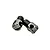 Close-up studio shot of two small metal RC Maker anti-roll bar adaptor shafts with threaded ends and slotted screw heads against a white background.
