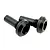 Two black metal shoulder socket screws with integrated washers designed for RC model applications.