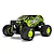 ARRMA Gorgon Grom electric 4WD RC monster truck in yellow and black against a white background.