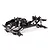 Axial SCX10 III builder kit RC rock crawler chassis unpainted without body against a white background