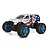 ARRMA Freedom Flyer 223S BLX 1/10 scale RC monster truck featuring a patriotic body, blue wheels, and chunky off-road tires.