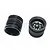 GPM 1.8" Aluminium Rear 9 Hole Rims - Black TRU1007R-BK