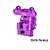 GPM aluminium rear differential cover in purple with engraved GPM Racing logo and text 7075-T6 ALU in the corner.