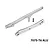 GPM aluminium front and rear chassis braces in silver with mounting hardware and 7075-T6 ALU text.
