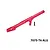 GPM red anodised aluminium rear chassis brace with a mounting screw and text 7075-T6 ALU on a white background.