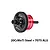 GPM Racing 63T centre differential in black and red with steel gear and aluminium case on a white background.