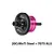 GPM Racing complete 63T center differential with pink and black metal housing and gear against a plain background.