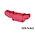 Red anodised aluminium front shock tower for RC cars, featuring multiple mounting holes and GPM branding.