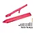 GPM red anodised aluminium rear chassis brace and skid plate set with mounting screws and drill bit.