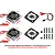 GPM 35x10mm 20,000RPM High Speed Cooling Fans with Aluminium Covers 2Pcs - Black MTV6018FAN-BK