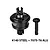 GPM black steel and aluminum 13T/43T complete differential and pinion gear set against a white background.