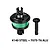 GPM Racing complete RC differential with green aluminum housing, black steel ring gear, and a separate pinion gear on a white background.