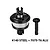 GPM steel and aluminium complete differential assembly with a separate pinion gear against a white background.