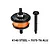 GPM Steel & Aluminium 13T/43T 1Mod Complete Centre Differential - Orange LMT1343S/CS-OR