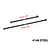 GPM Steel Front & Rear Driveshafts 2Pcs - Black MTV6037S-BK