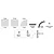 Kyosho Mini-Z Carpet Track 50 Additional Corner Set 4Pcs 87214-B