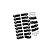 GPM Aluminium Complete Adjustable Ball Ends Set in black, featuring multiple rod ends with hollow balls and metal nuts on a white background.