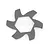 Rovan Gunmetal Aluminium Brake Disc Fin 65016