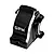 GPM aluminium front or rear gearbox cover in black with silver chamfered edges and engraved GPM logo.
