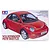 Tamiya 1/24 scale Volkswagen New Beetle plastic model kit box art showing a red car.