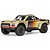 ARRMA MOJAVE 6S RC Short Course Truck in beige with retro livery, shown from a studio three-quarter angle on a white background.