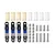 GPM Aluminium 26mm Adjustable Shocks set in blue and black with extra springs, ball ends, and mounting screws.