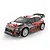 MJX RC Citroen C3 RC Rally Car electric brushless 4WD in 1/14 scale, featuring detailed red, white, and black livery against a clean white studio background.
