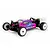 Hobby Plus Speck-B 1/24 scale electric RC buggy in magenta and purple livery with white wheels on a white background.