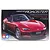 Tamiya 1/24 Mazda Roadster MX-5 plastic model kit box art showing a red convertible sports car on a black background.
