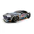 Studio product shot of HPI Stage-D10 Ford Mustang GT Spec-5 FD RC drift car with grey and black livery on a white background.