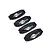 Outerwears Black Losi DBXL Shock Cover Set 45-2874-01