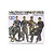 Tamiya 1/35 scale German Tank Crew at Rest plastic model kit box art showing five soldiers in various poses.