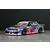 Pandora RC HCR32 Skyline 4Dr BN-Sports drift body shell painted blue and red with extensive sponsor decals.