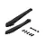 Arrma chassis brace set for Mojave 6S V3, showing two black plastic braces, mounting screws, and a lock nut on a white background.