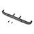 Axial grey rear bumper and two grub screws for an RC crawler, viewed from above against a white background.