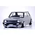 Studio product shot of a silver Toyota Starlet KP61 RC body shell mounted on a chassis with custom wheels against a white background.