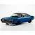 Kyosho Fazer MK2 1970 Dodge Charger Tuned RC car in blue studio shot against a white background.