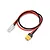 Hobbies Direct Female XT60 to Male Tamiya Charging Lead with red and black 14AWG silicone wires on a white background.