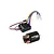 Surpass 60A electronic speed controller and brushed motor combo with wired connectors on a white background.