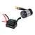 Surpass Rocket waterproof 60A electronic speed controller and matching black brushless motor combo against a white background.