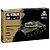 Italeri 1/56 Josif Stalin JS-2 Tank scale plastic model kit packaging box showing an assembled model.