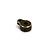 FMS variable speed servo horn shown on a plain white background, featuring a dark metal body with brass-colored chamfered edges.