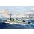 Box art illustration of the I Love Kit 1/200 USS Oscar Austin DDG-79 Destroyer model navigating ocean waters alongside an aircraft carrier.