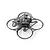 BetaFPV Pavo20 Pro II Brushless O4 Pro Frame in clear grey viewed from an elevated angle on a white background.