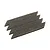 Four grey foam strips arranged diagonally on a white background for RC tyres.