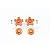 GPM Aluminium Clawed Wheel +6mm Off-Set 17mm Hexes and Wheel Nuts 4Pcs - Orange MAI10A+6MM-OR